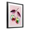 Stupell Industries Chromatic Cherries on Pink Framed Print Under Glass, design by Lil' Rue